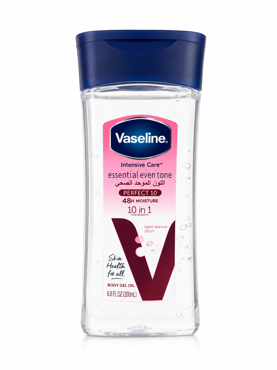 روغن بدن ۱۰ کاره ژلی وازلین مدل Vaseline Intensive Care Essential Even Tone
