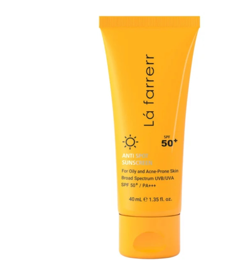 کرم ضد آفتاب بی رنگ لافارر مخصوص پوست چرب SPF50