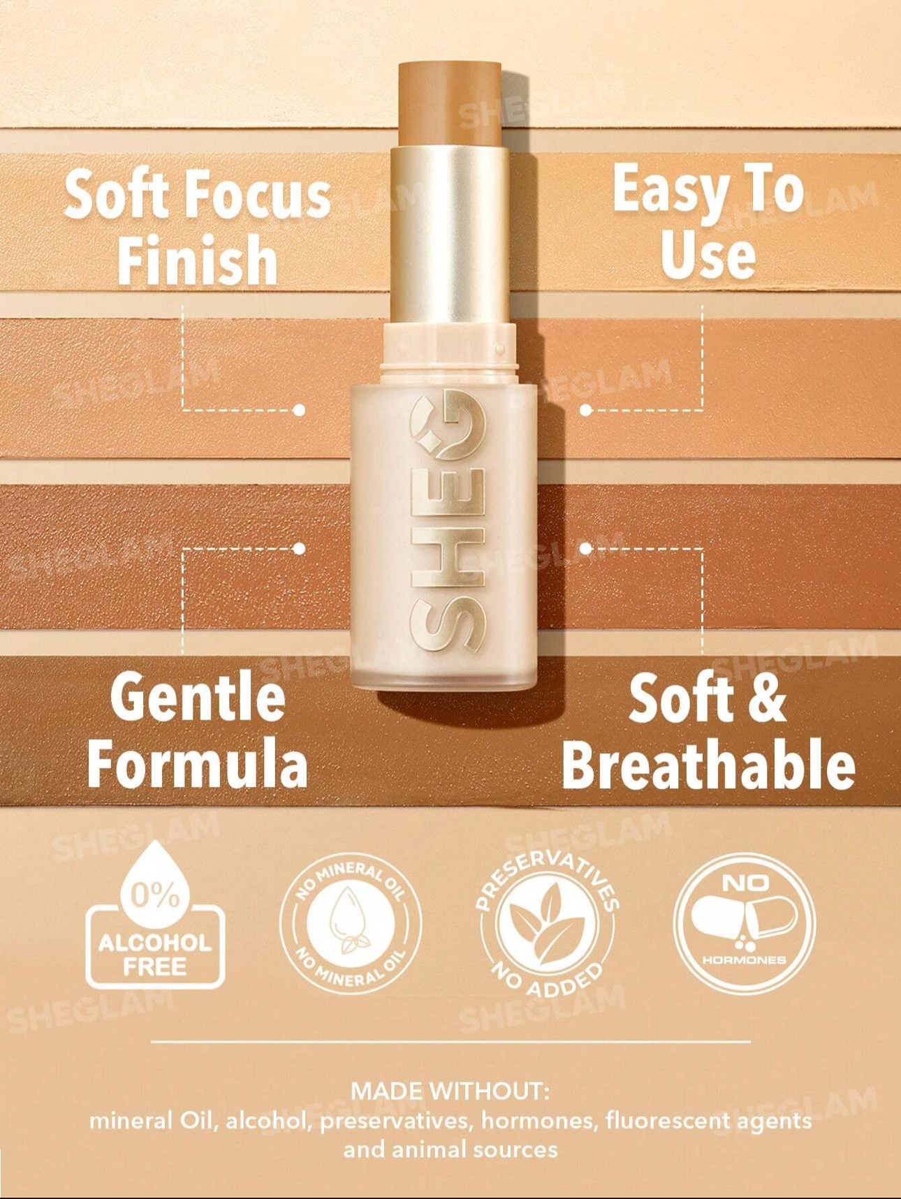 کردم پودر استیکی شیگلم Sheglam Stick Foundation