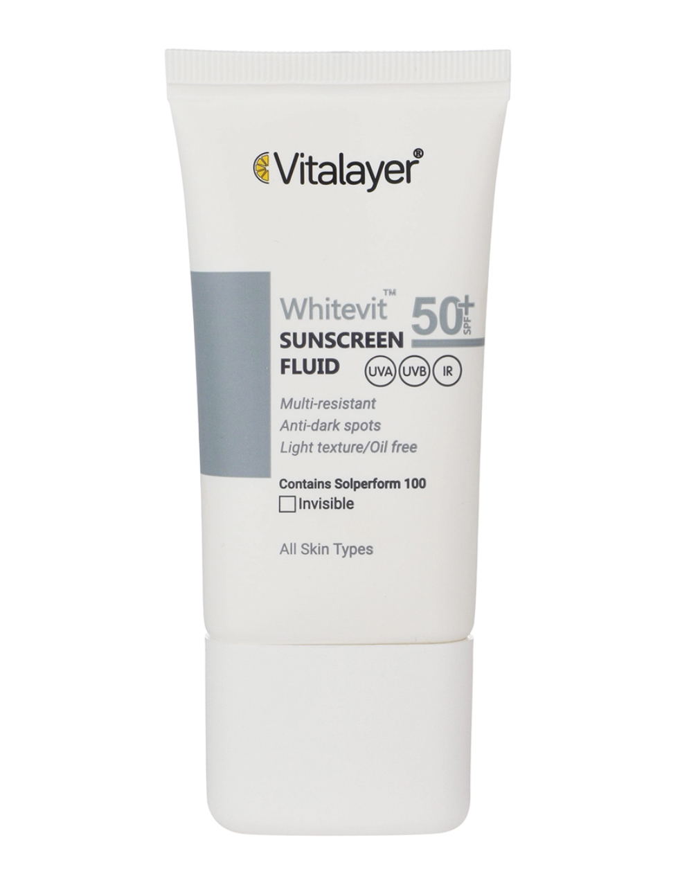 ضد آفتاب وایت ویت بی رنگ ویتالیر spf50