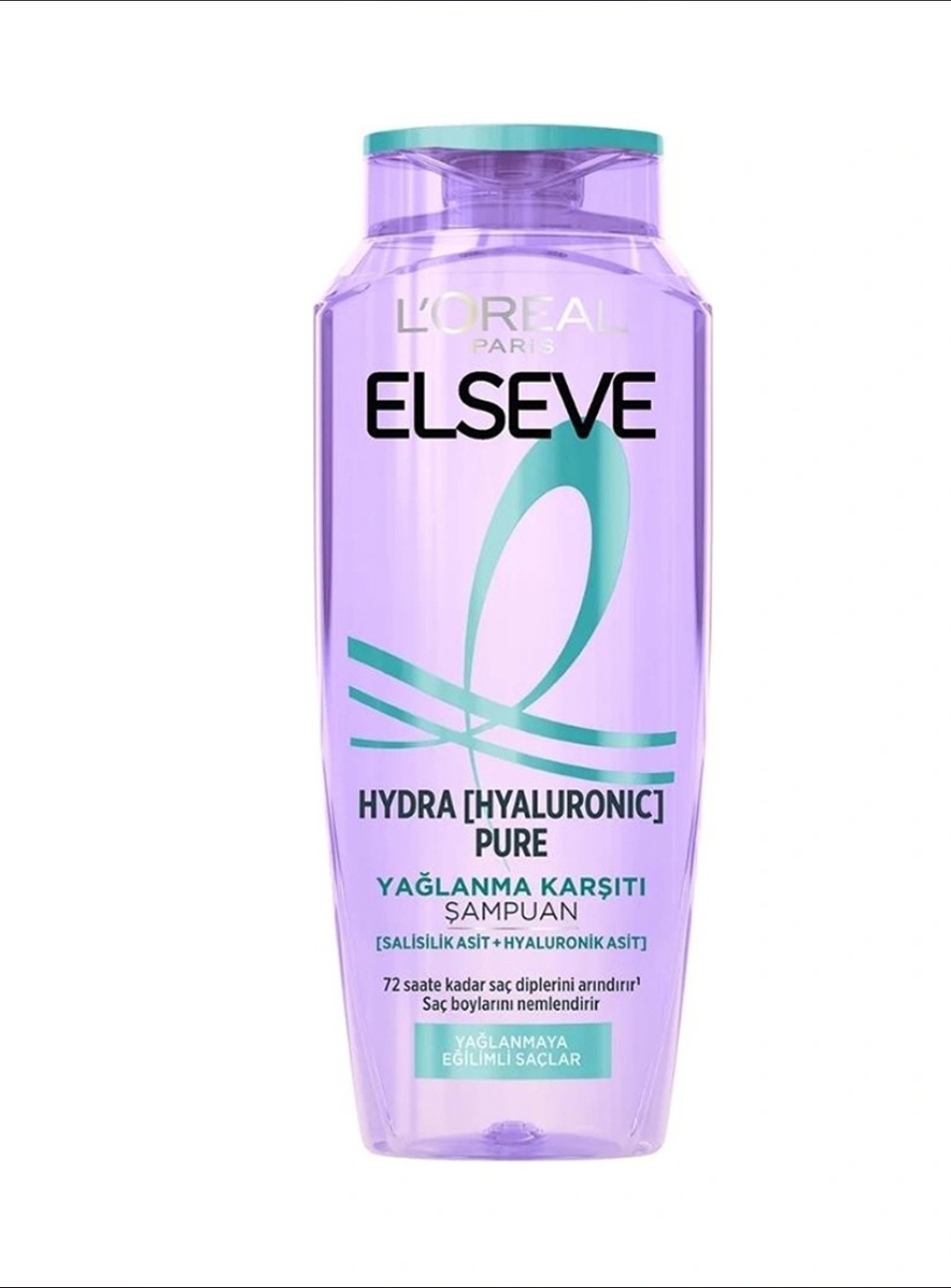 شامپو لورال مدل Hydra Hyaluronic Pure مناسب موهای چرب