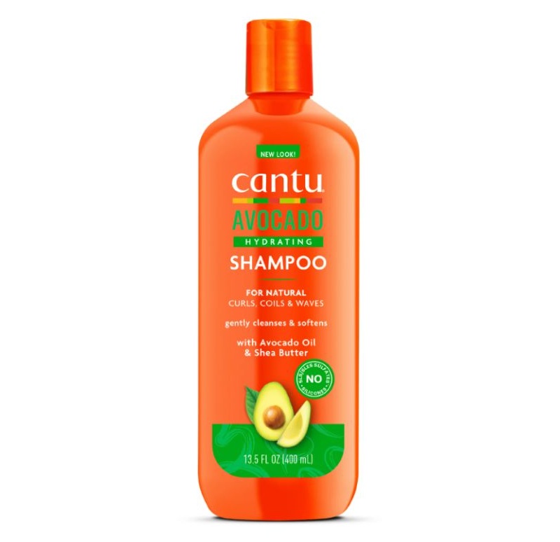 شامپو بدون سولفات آووکادو کنتو Cantu موهای فر حجم 400 میل