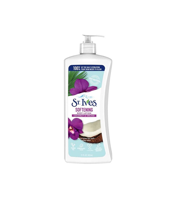 لوسیون بدن stives مدل Softening عصاره نارگیل و ارکیده حجم ۶۲۱ میل