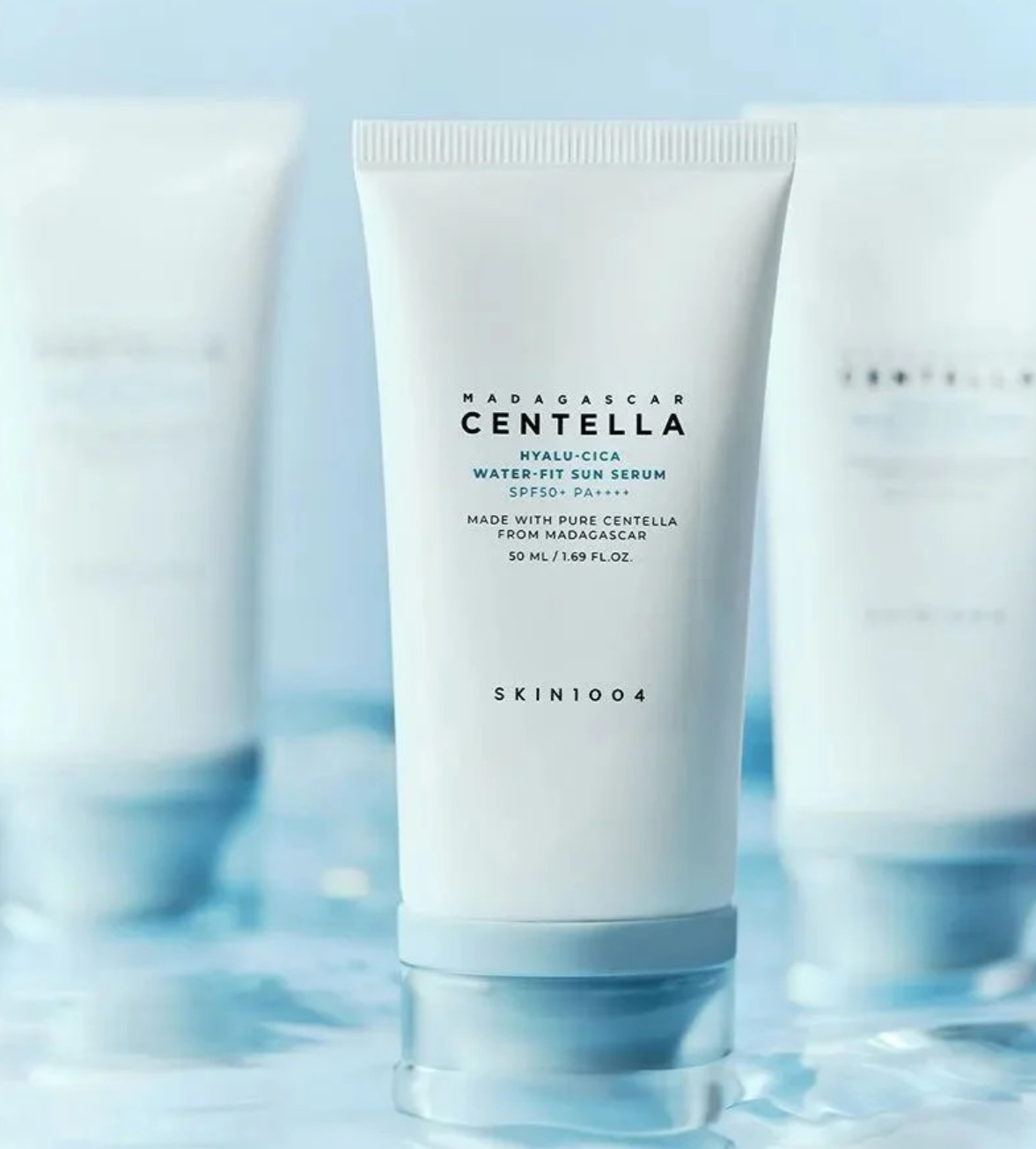 ضد آفتاب کرمی سنتلا madagascar hyalu-cica centella skin 1004